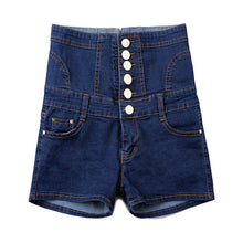 Load image into Gallery viewer, HEE GRAND Plus Size 5XL Shorts for Students Denim Shorts 2018 Summer Butt lift Short Pants High Waist Lace-up Short Jeans WKD588